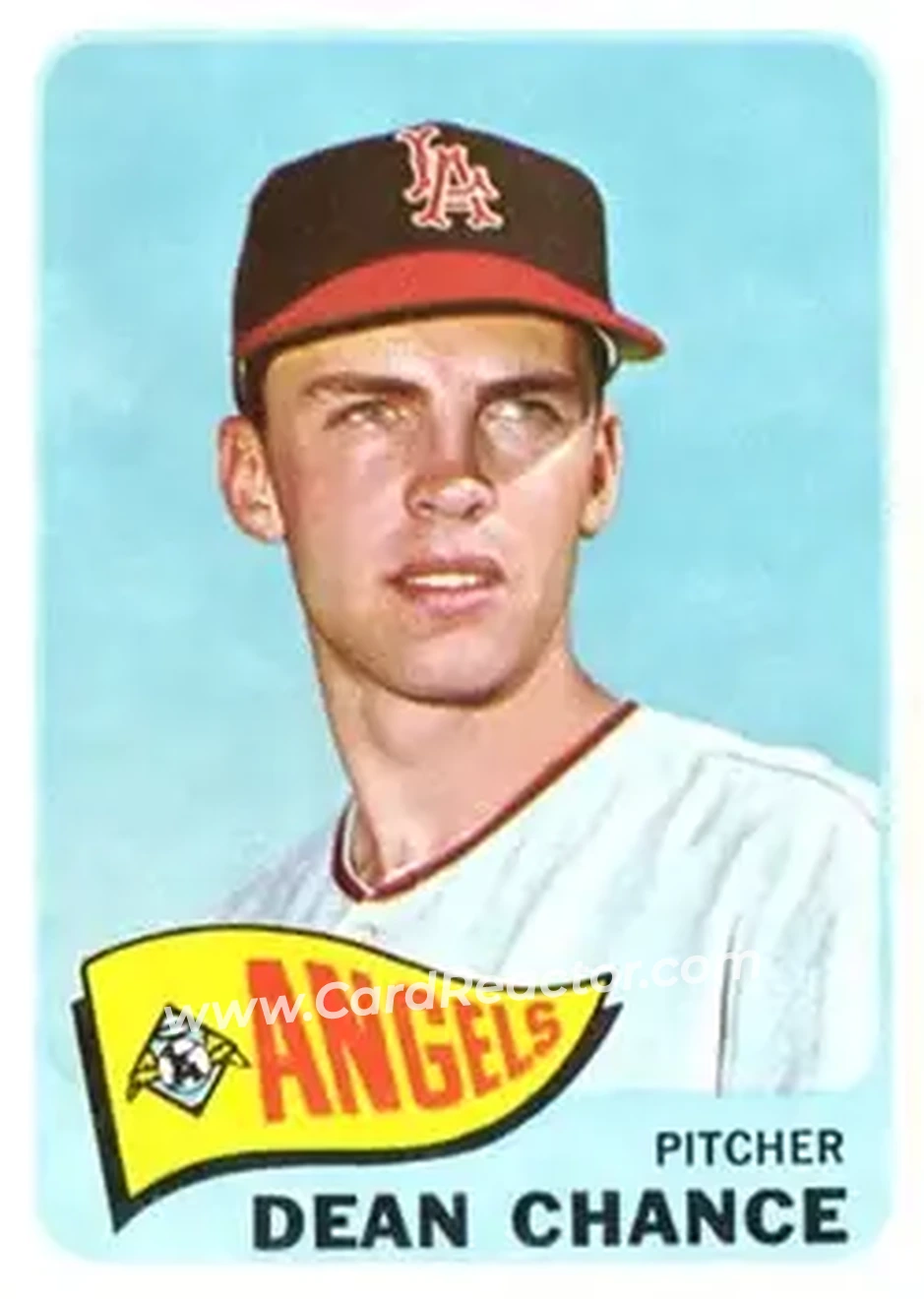 1965 Topps #140 - Dean Chance - Los Angeles Angels - Front 1965 Topps #140 - Dean Chance - Los Angeles Angels - Front