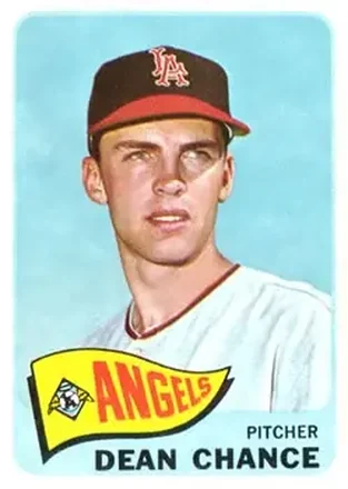 1965 Topps #140 - Dean Chance - Los Angeles Angels