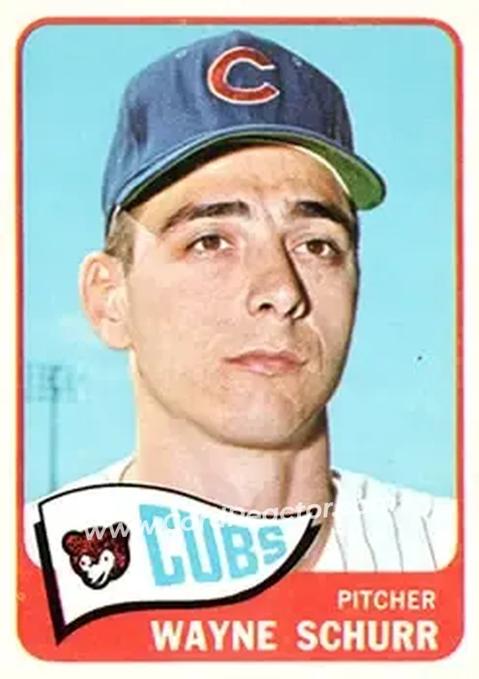 1965 Topps #149 - Wayne Schurr - Chicago Cubs - Front