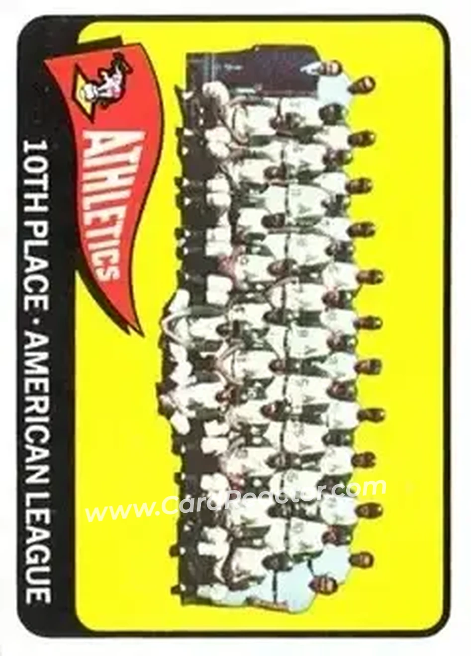 1965 Topps #151 - Card #151 - Kansas City Athletics - Front