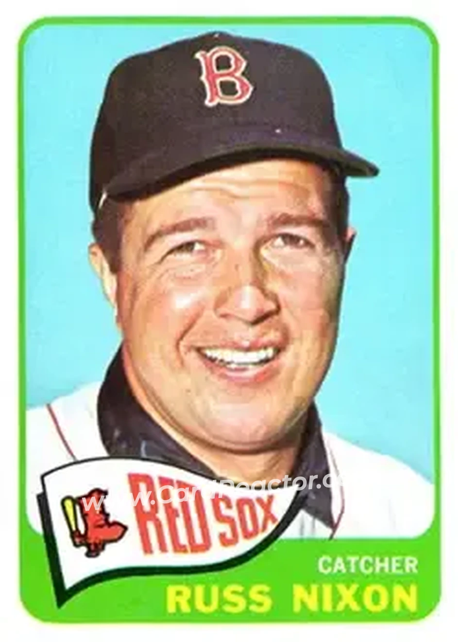 1965 Topps #162 - Russ Nixon - Boston Red Sox - Front