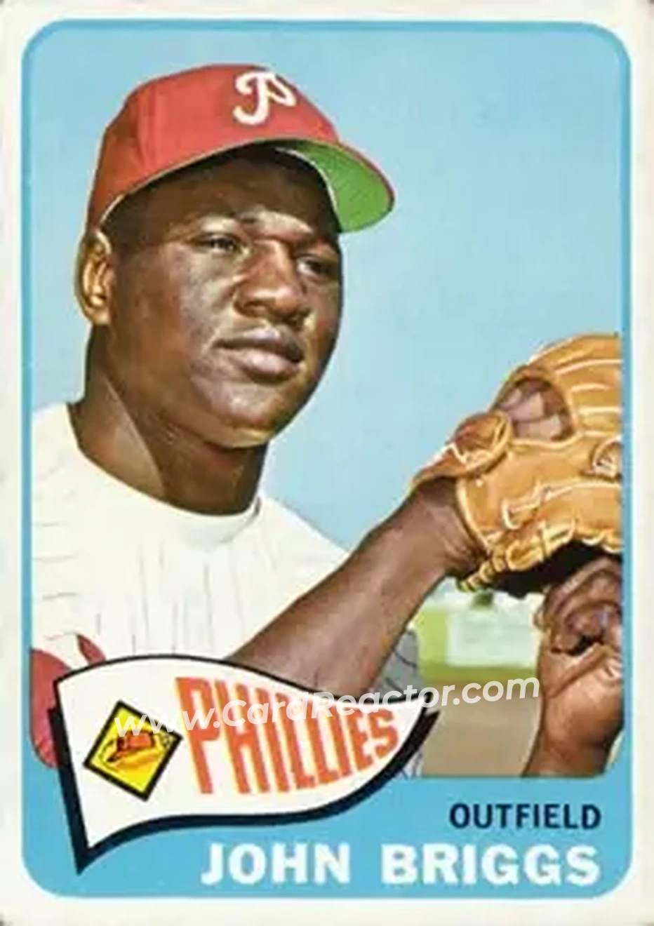 1965 Topps #163 - Johnny Briggs - Philadelphia Phillies - Front