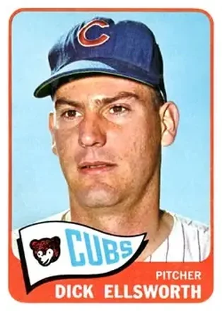 1965 Topps #165 - Dick Ellsworth - Chicago Cubs