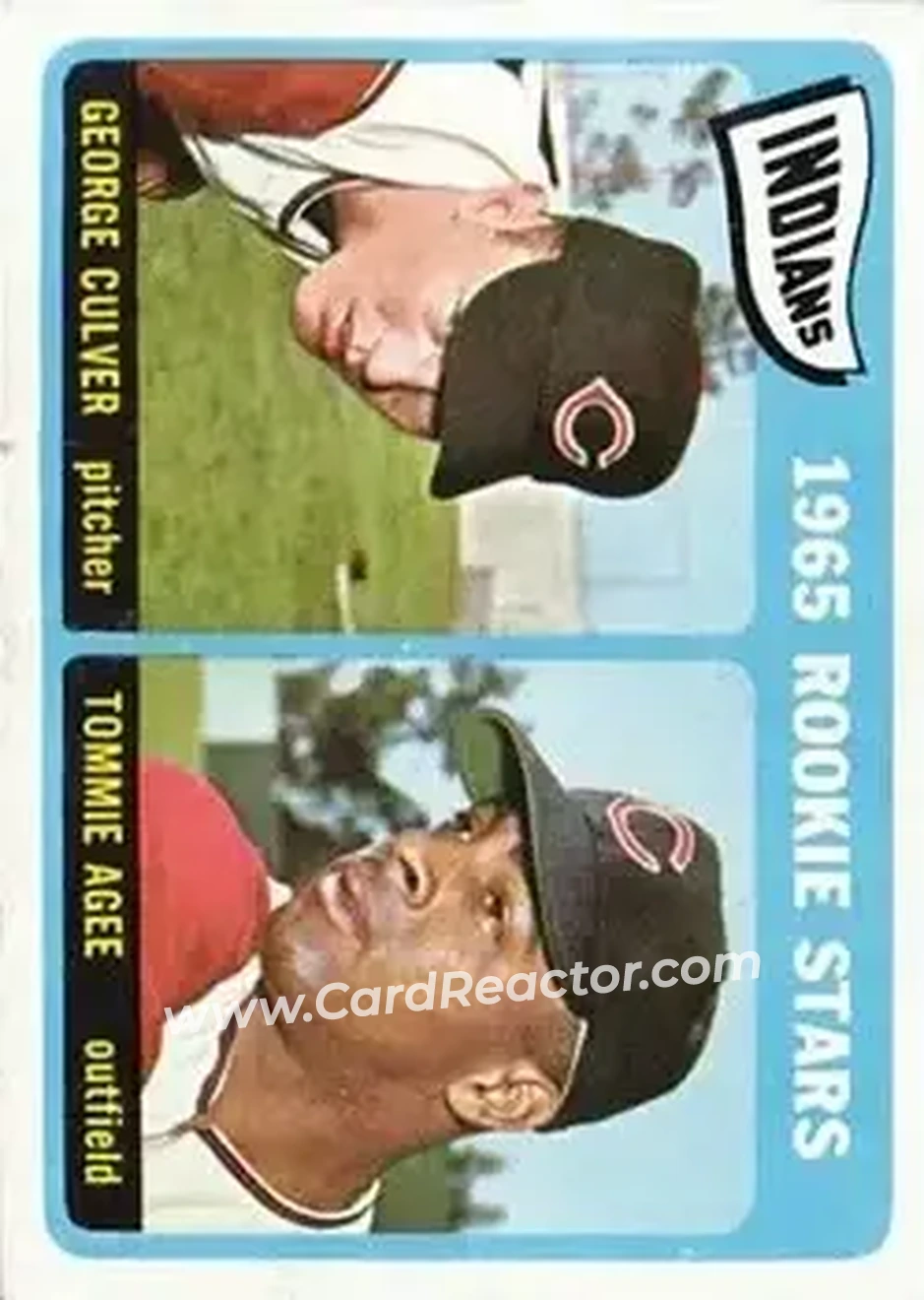 1965 Topps #166 - Card #166 - Cleveland Indians - Front