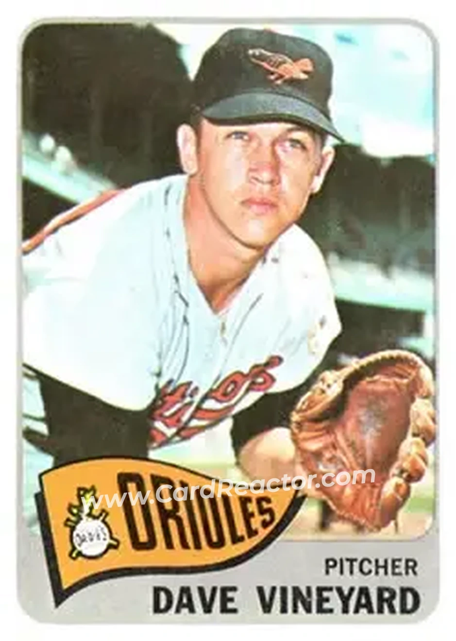 1965 Topps #169 - Dave Vineyard - Baltimore Orioles - Front