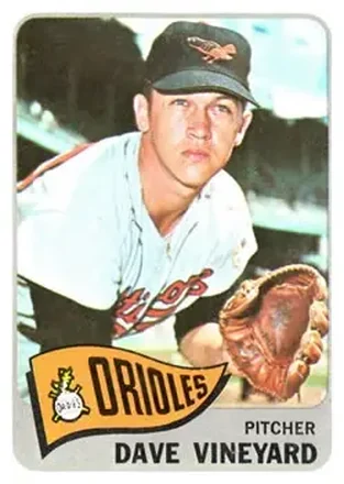 1965 Topps #169 - Dave Vineyard - Baltimore Orioles