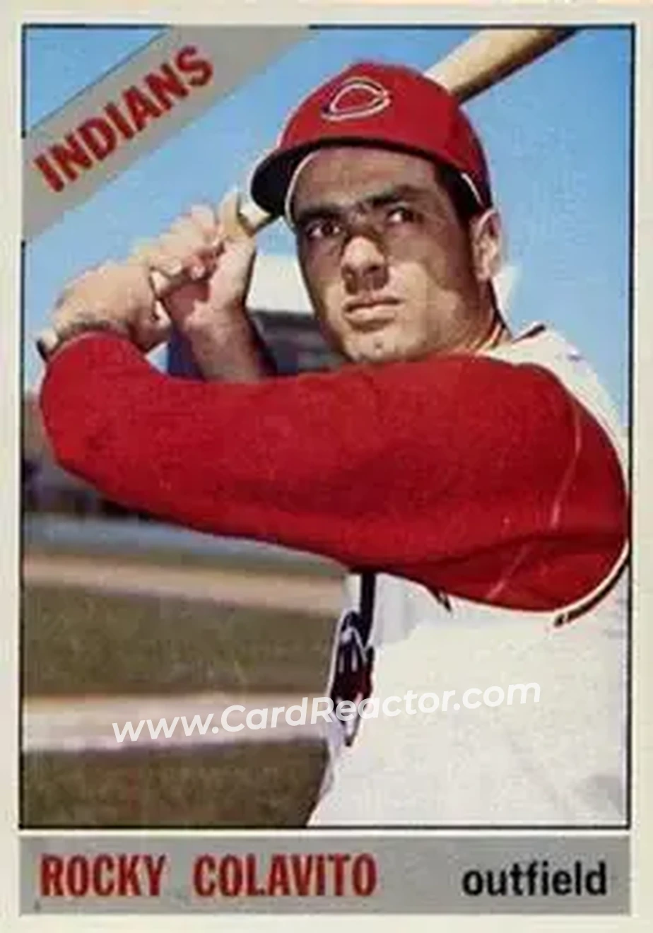 1966 O-Pee-Chee #150 - Rocky Colavito - Cleveland Indians - Front 1966 O-Pee-Chee #150 - Rocky Colavito - Cleveland Indians - Front