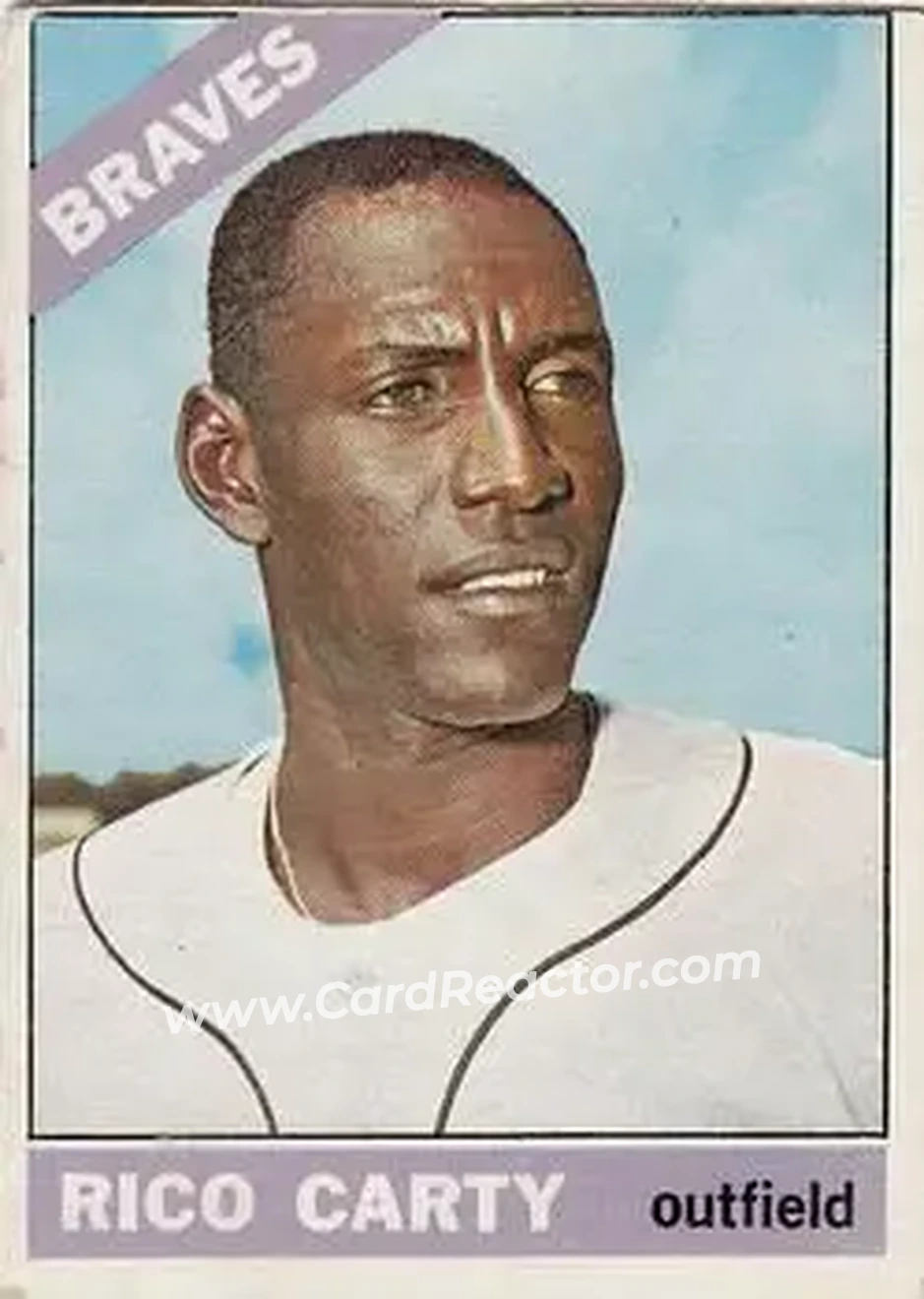 1966 O-Pee-Chee #153 - Rico Carty - Atlanta Braves - Front