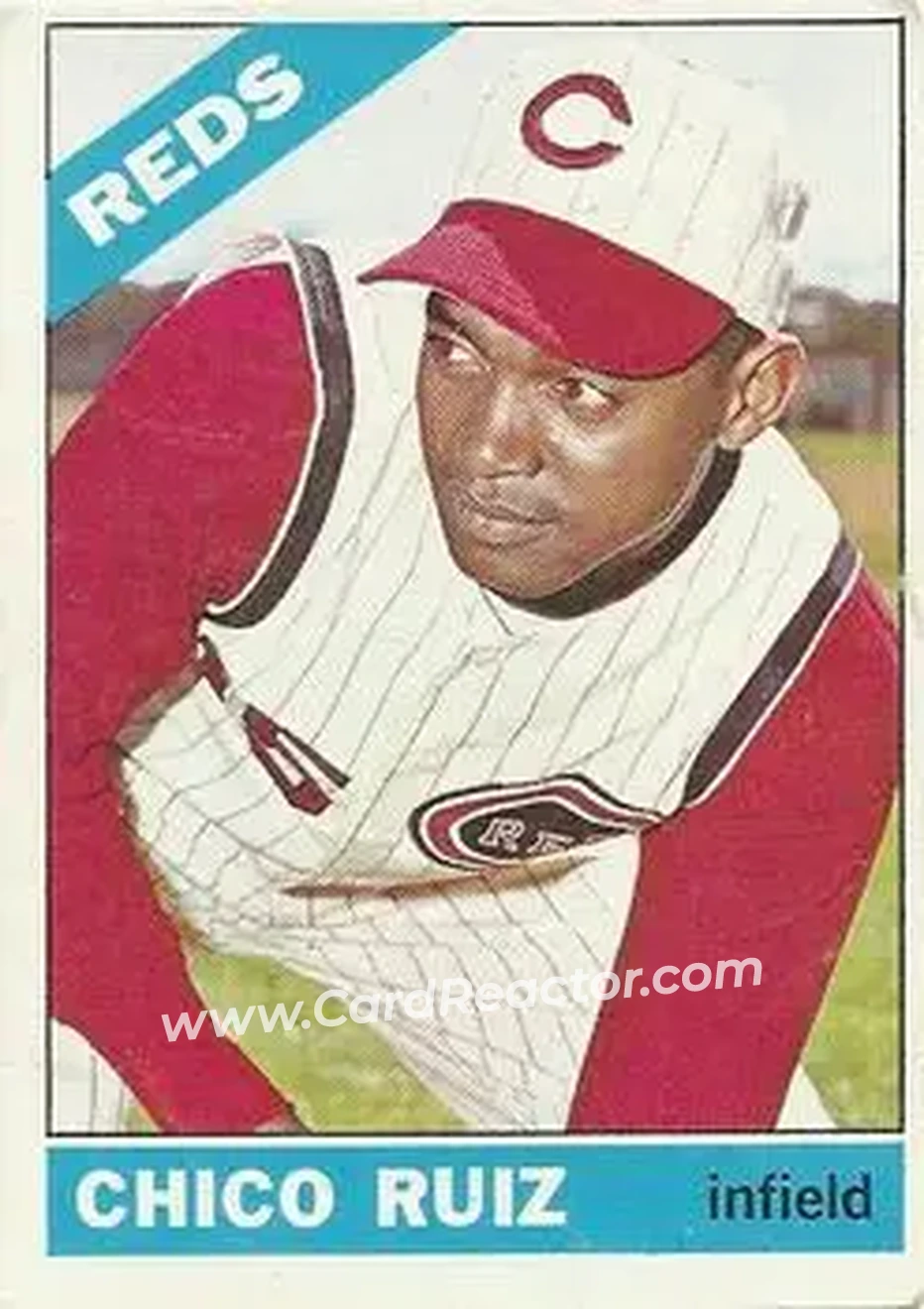 1966 O-Pee-Chee #159 - Chico Ruiz - Cincinnati Reds - Front