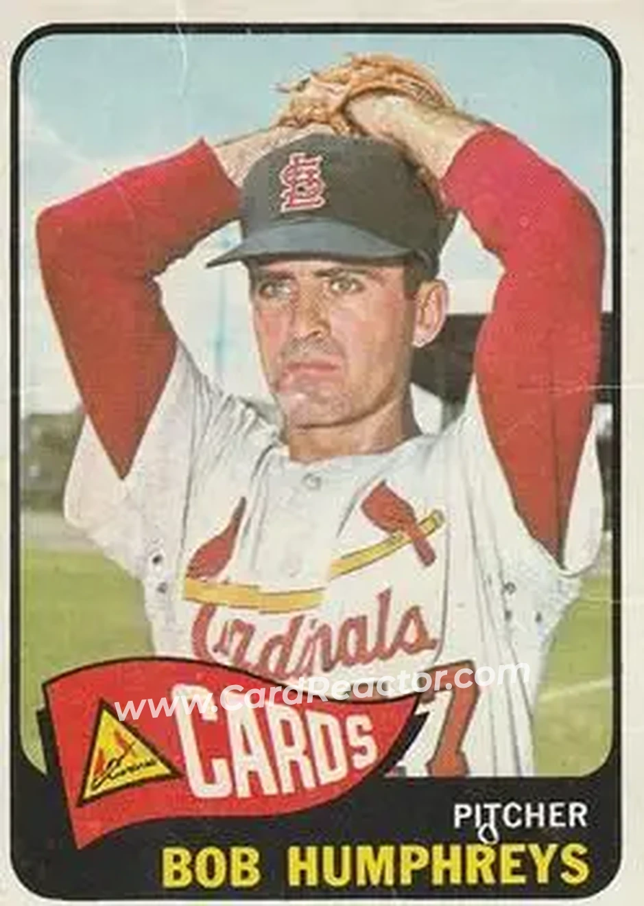 1965 O-Pee-Chee #154 - Bob Humphreys - St. Louis Cardinals - Front