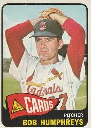1965 O-Pee-Chee #154 - Bob Humphreys - St. Louis Cardinals