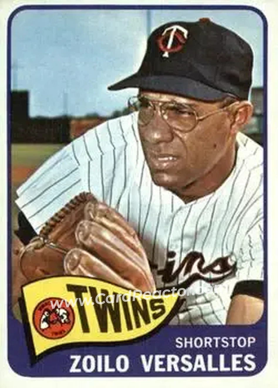 1965 O-Pee-Chee #157 - Zoilo Versalles - Minnesota Twins - Front 1965 O-Pee-Chee #157 - Zoilo Versalles - Minnesota Twins - Front