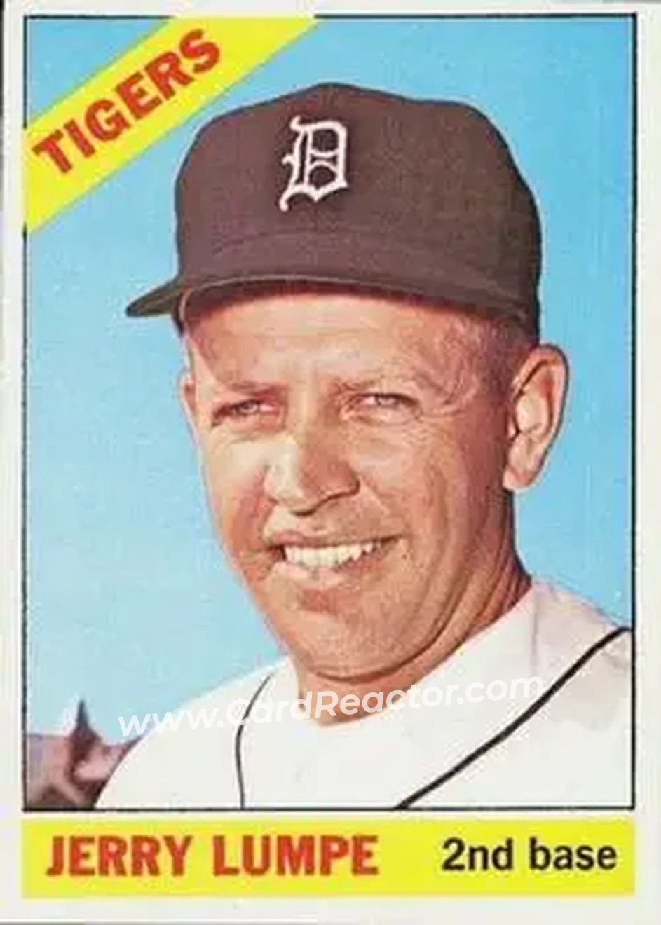 1966 O-Pee-Chee #161 - Jerry Lumpe - Detroit Tigers - Front