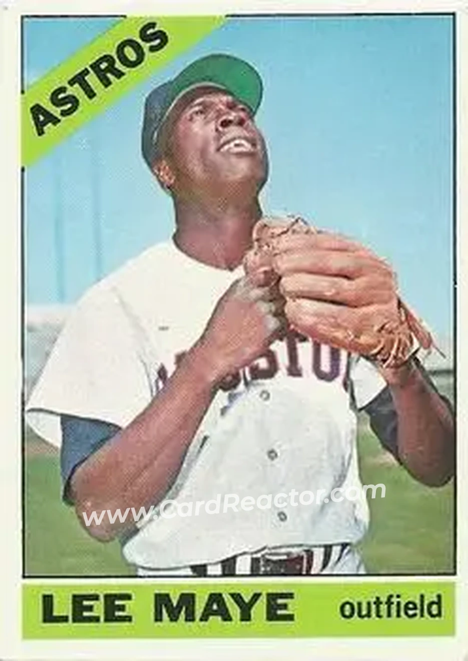 1966 O-Pee-Chee #162 - Lee Maye - Houston Astros - Front