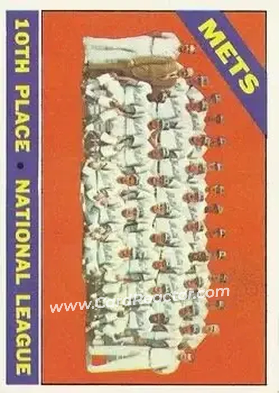1966 O-Pee-Chee #172 - Card #172 - New York Mets - Front