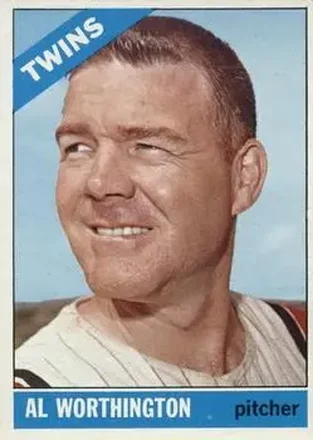 1966 O-Pee-Chee #181 - Al Worthington - Minnesota Twins
