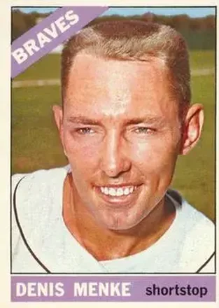 1966 O-Pee-Chee #184 - Denis Menke - Atlanta Braves