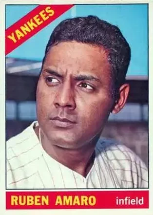 1966 O-Pee-Chee #186 - Ruben Amaro - New York Yankees