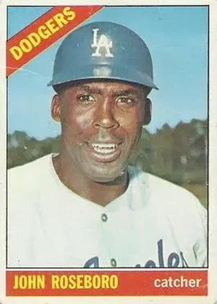 1966 O-Pee-Chee #189 - John Roseboro - Los Angeles Dodgers 1966 O-Pee-Chee #189 - John Roseboro - Los Angeles Dodgers