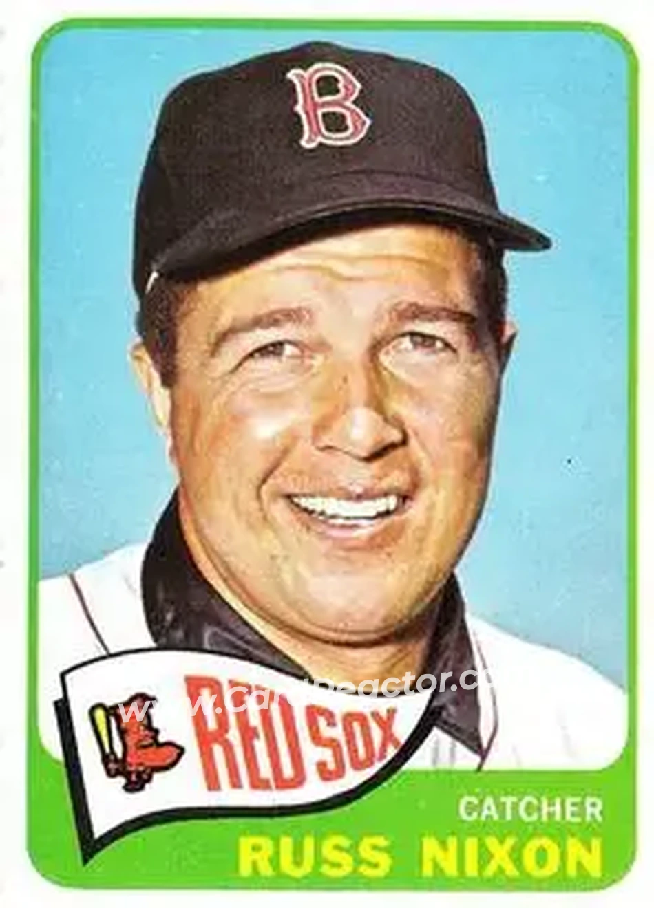 1965 O-Pee-Chee #162 - Russ Nixon - Boston Red Sox - Front