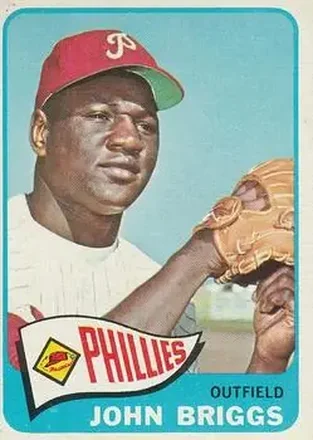 1965 O-Pee-Chee #163 - Johnny Briggs - Philadelphia Phillies 1965 O-Pee-Chee #163 - Johnny Briggs - Philadelphia Phillies