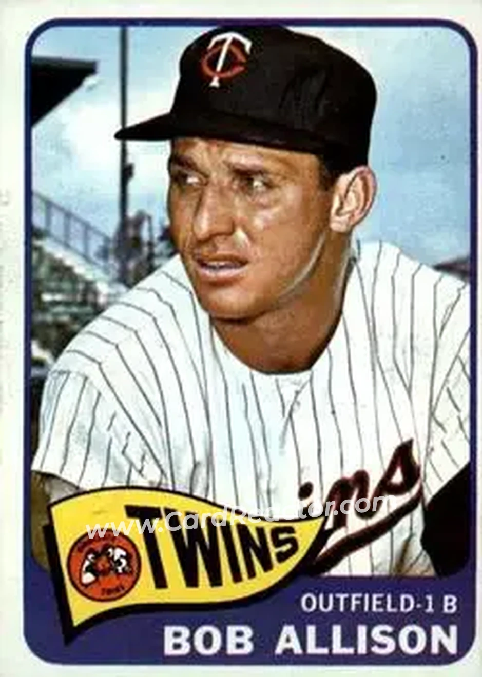 1965 O-Pee-Chee #180 - Bob Allison - Minnesota Twins - Front