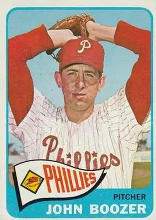 1965 O-Pee-Chee #184 - John Boozer - Philadelphia Phillies