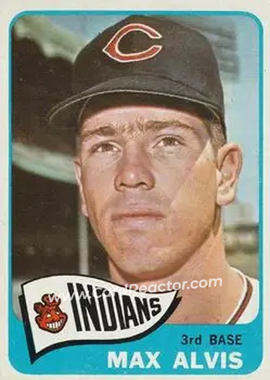 1965 O-Pee-Chee #185 - Max Alvis - Cleveland Indians - Front
