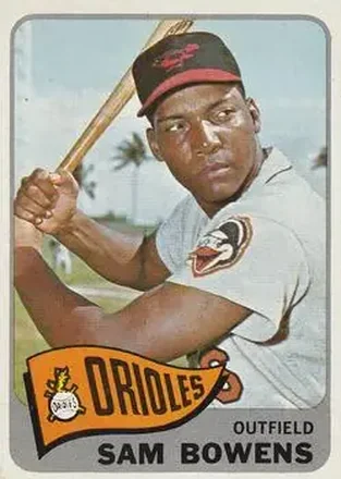 1965 O-Pee-Chee #188 - Sam Bowens - Baltimore Orioles