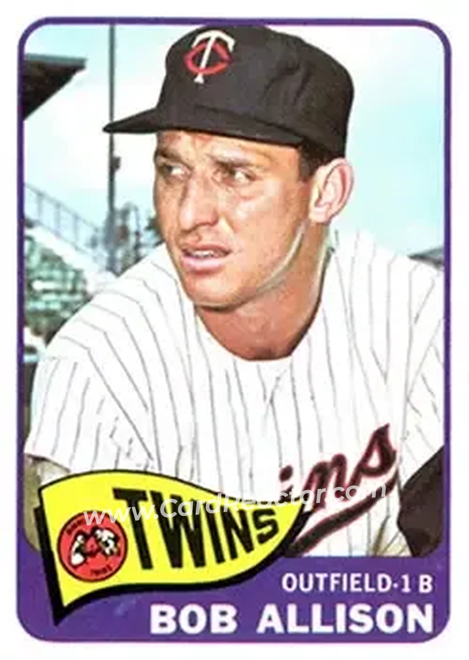 1965 Topps #180 - Bob Allison - Minnesota Twins - Front