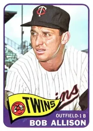 1965 Topps #180 - Bob Allison - Minnesota Twins