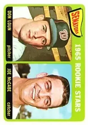 1965 Topps #181 - Card #181 - Washington Senators