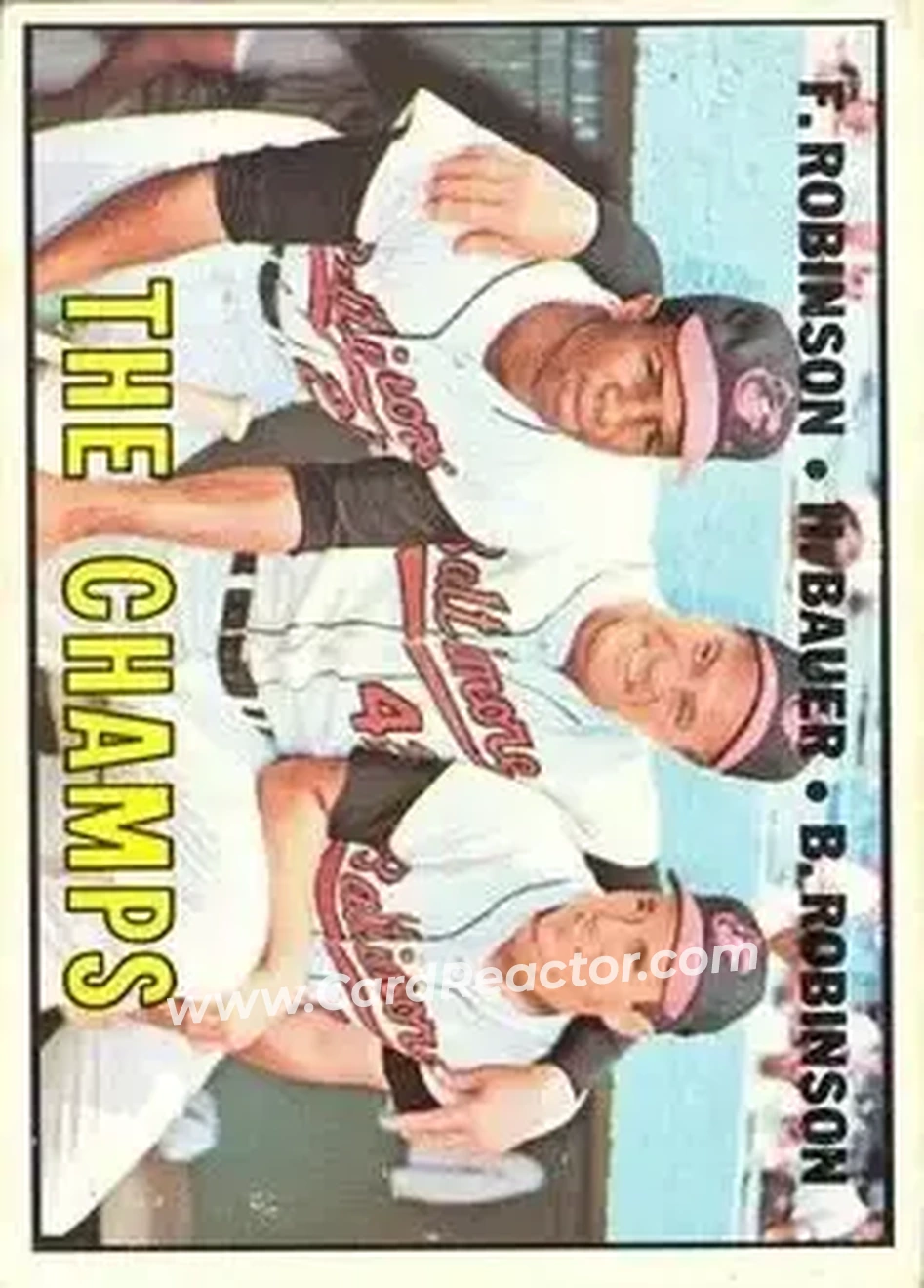1967 O-Pee-Chee #1 - Card #1 - Baltimore Orioles - Front 1967 O-Pee-Chee #1 - Card #1 - Baltimore Orioles - Front