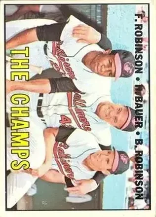 1967 O-Pee-Chee #1 - Card #1 - Baltimore Orioles