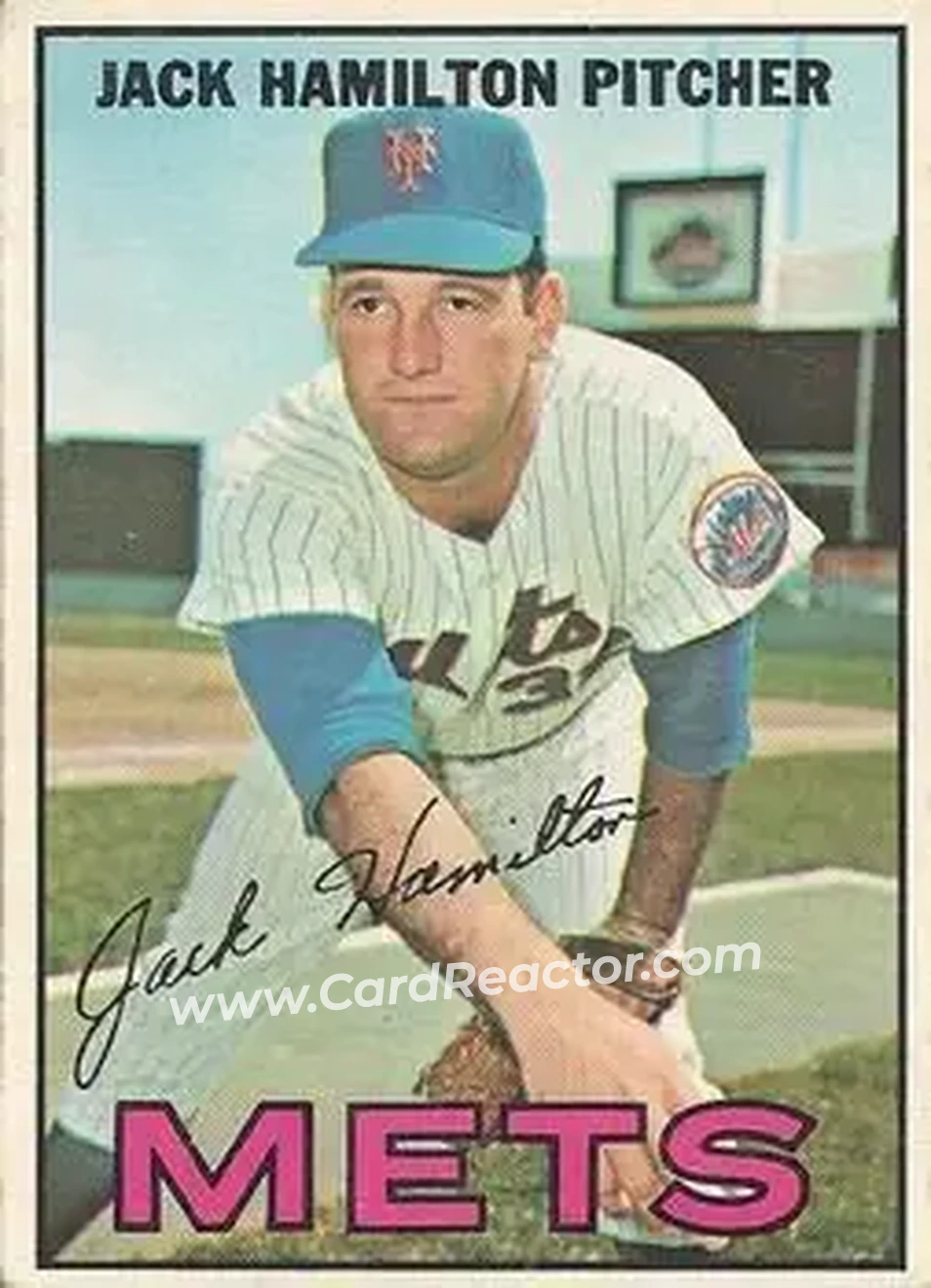 1967 O-Pee-Chee #2 - Jack Hamilton - New York Mets - Front