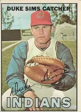 1967 O-Pee-Chee #3 - Duke Sims - Cleveland Indians 1967 O-Pee-Chee #3 - Duke Sims - Cleveland Indians