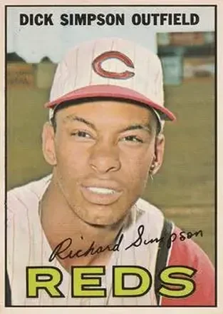 1967 O-Pee-Chee #6 - Dick Simpson - Cincinnati Reds