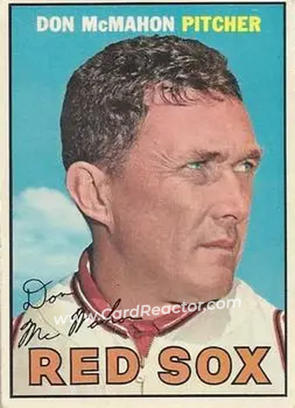 1967 O-Pee-Chee #7 - Don McMahon - Boston Red Sox - Front