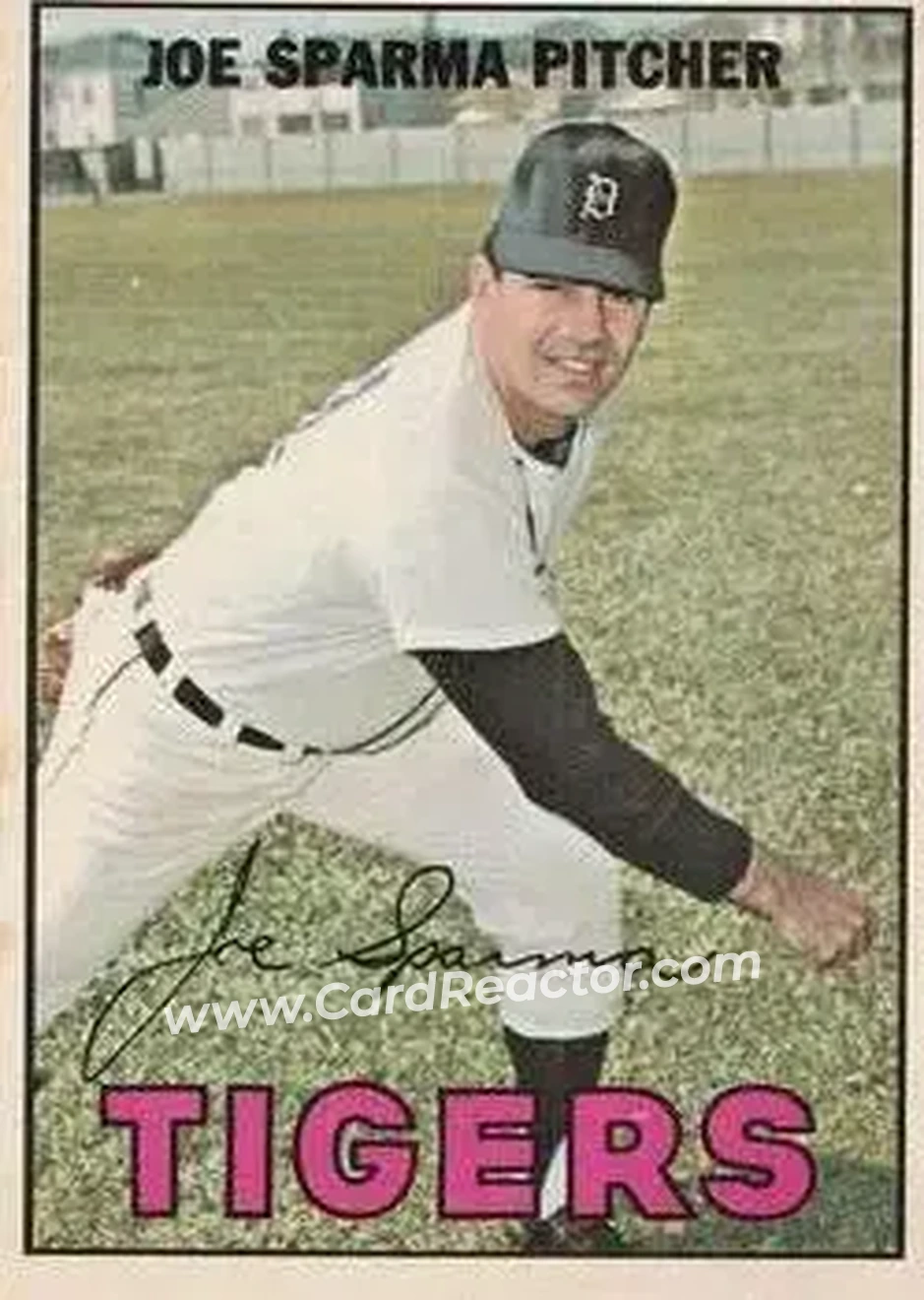 1967 O-Pee-Chee #13 - Joe Sparma - Detroit Tigers - Front
