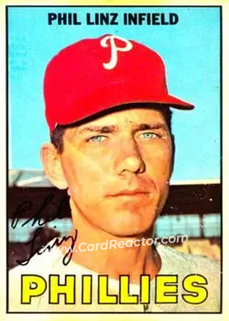 1967 O-Pee-Chee #14 - Phil Linz - Philadelphia Phillies - Front