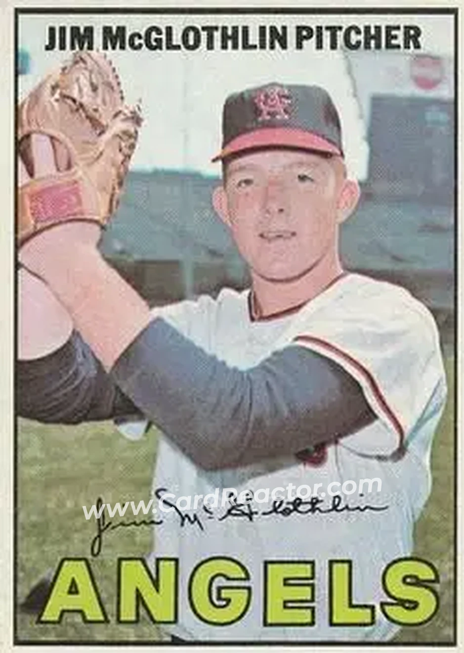 1967 O-Pee-Chee #19 - Jim McGlothlin - California Angels - Front