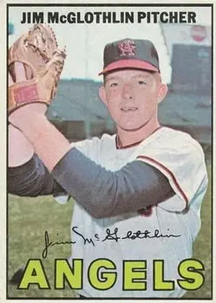 1967 O-Pee-Chee #19 - Jim McGlothlin - California Angels