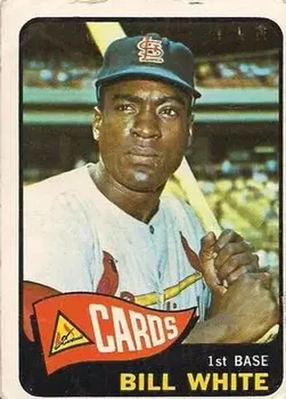 1965 O-Pee-Chee #190 - Bill White - St. Louis Cardinals
