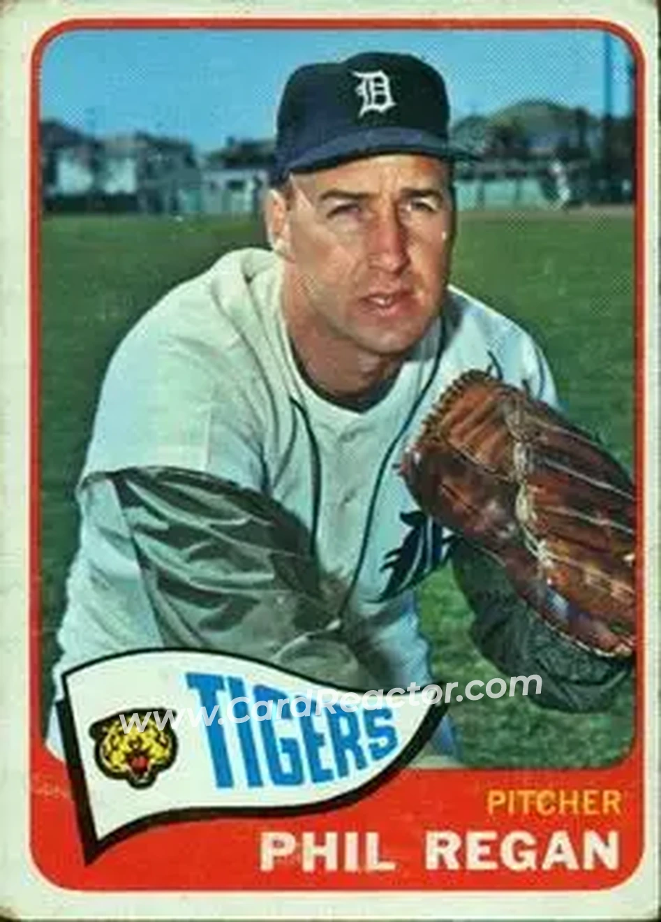 1965 O-Pee-Chee #191 - Phil Regan - Detroit Tigers - Front