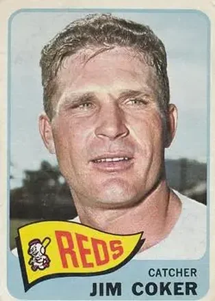 1965 O-Pee-Chee #192 - Jim Coker - Cincinnati Reds