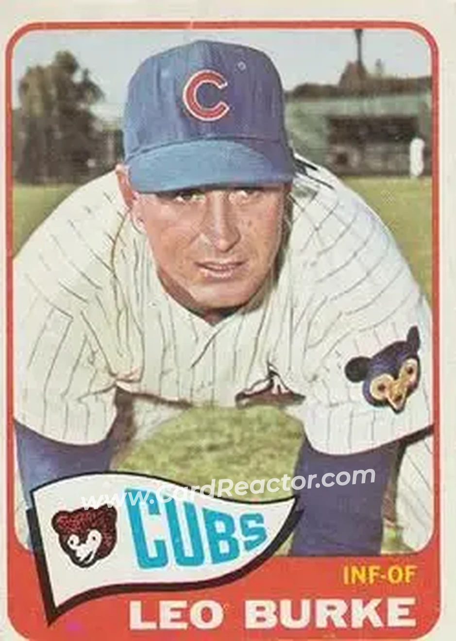 1965 O-Pee-Chee #202 - Leo Burke - Chicago Cubs - Front