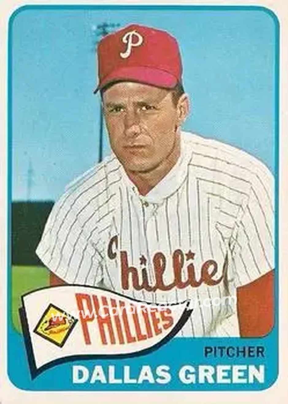 1965 O-Pee-Chee #203 - Dallas Green - Philadelphia Phillies - Front