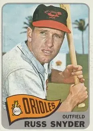 1965 O-Pee-Chee #204 - Russ Snyder - Baltimore Orioles 1965 O-Pee-Chee #204 - Russ Snyder - Baltimore Orioles