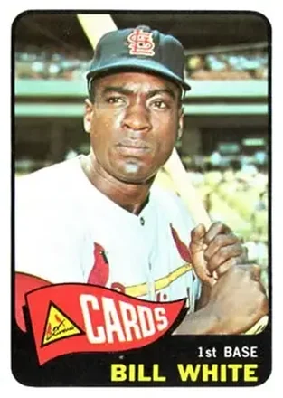 1965 Topps #190 - Bill White - St. Louis Cardinals