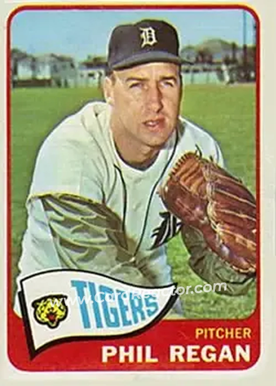 1965 Topps #191 - Phil Regan - Detroit Tigers - Front